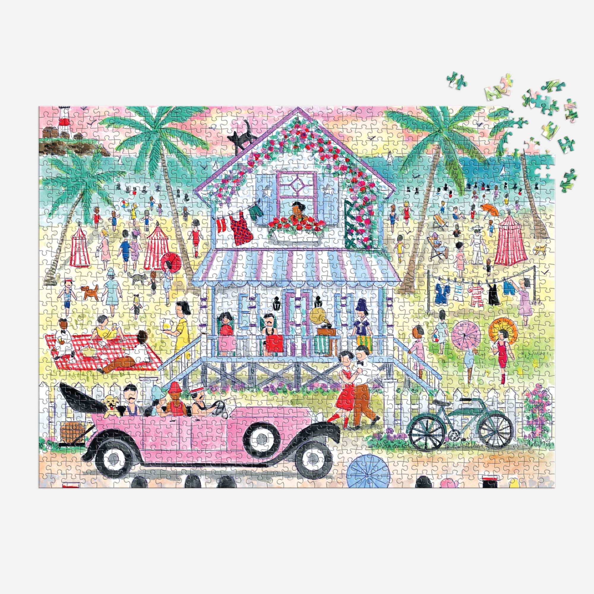 galison-michael-storrings-beach-house-puzzle-1000-strand image 4