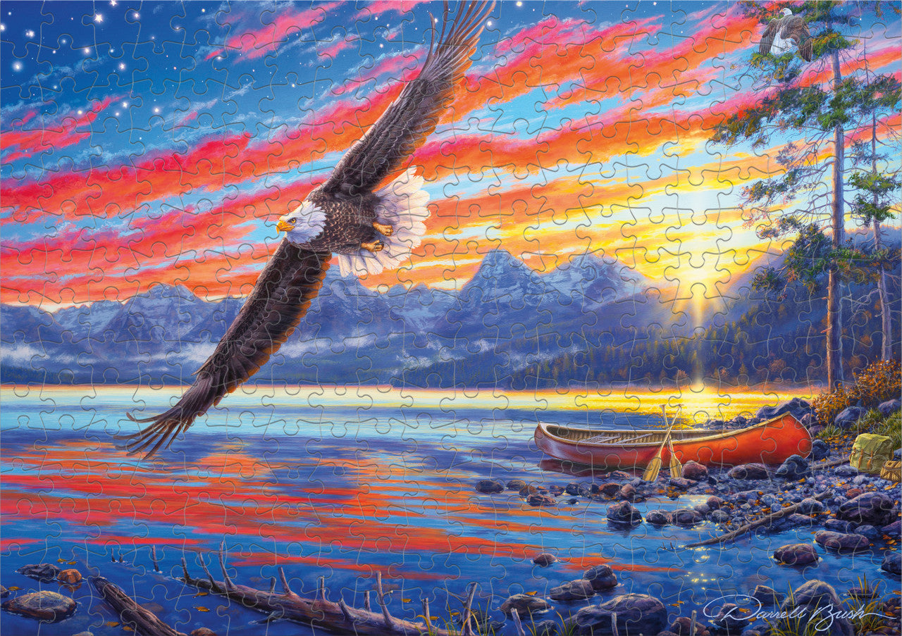 buffalo-games-americana-star-spangled-sunset-puzzle-500-teile image 1