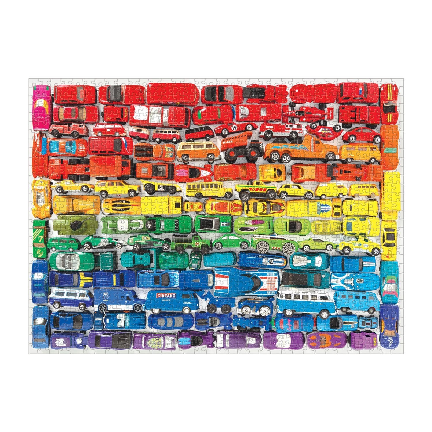 galison-jigsaw-rainbow-toy-cars-puzzle-1000-teile-autos image 3