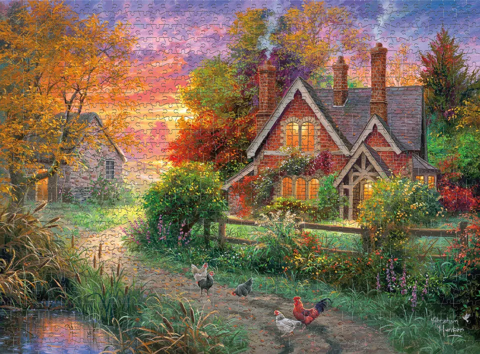 buffalo-games-abraham-hunter-warmth-of-home-puzzle-1000-teile-h-tte image 1