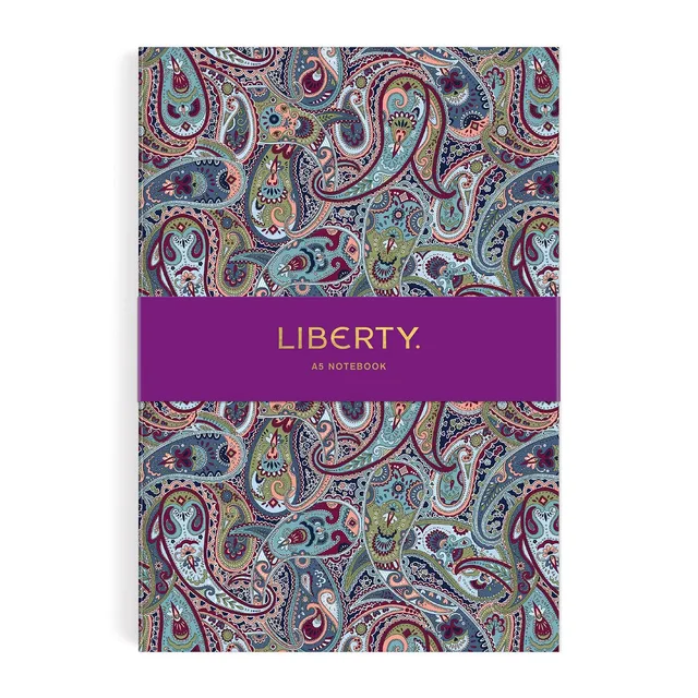 galison-liberty-paisley-a5-notizbuch-liniert-vegan image 1