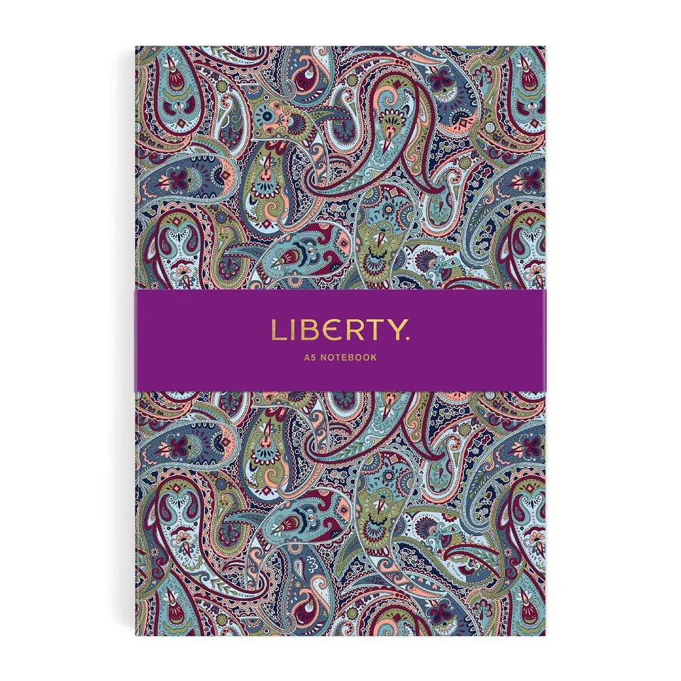 galison-liberty-paisley-a5-notizbuch-liniert-vegan image 1