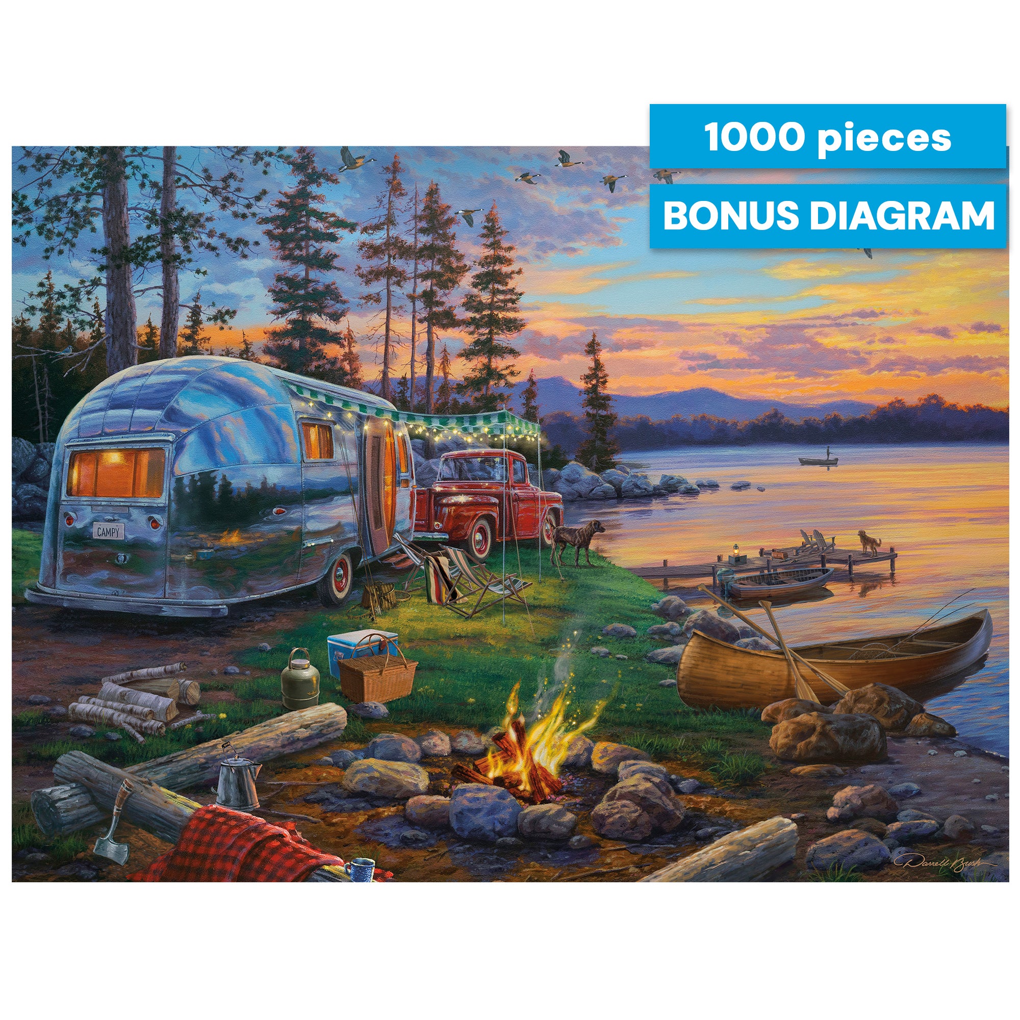 buffalo-games-happy-camper-puzzle-1000-teile-camping image 2