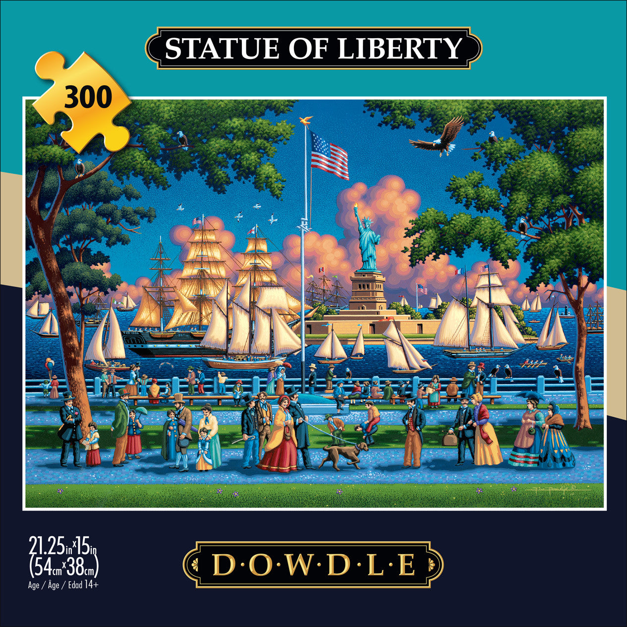 buffalo-games-statue-of-liberty-300-teile-puzzle-new-york image 2