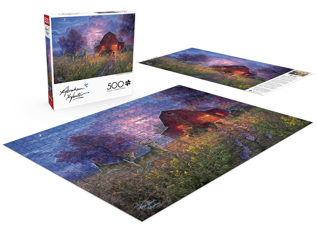 buffalo-games-hunter-night-run-puzzle-500-teile-hirsche image 4