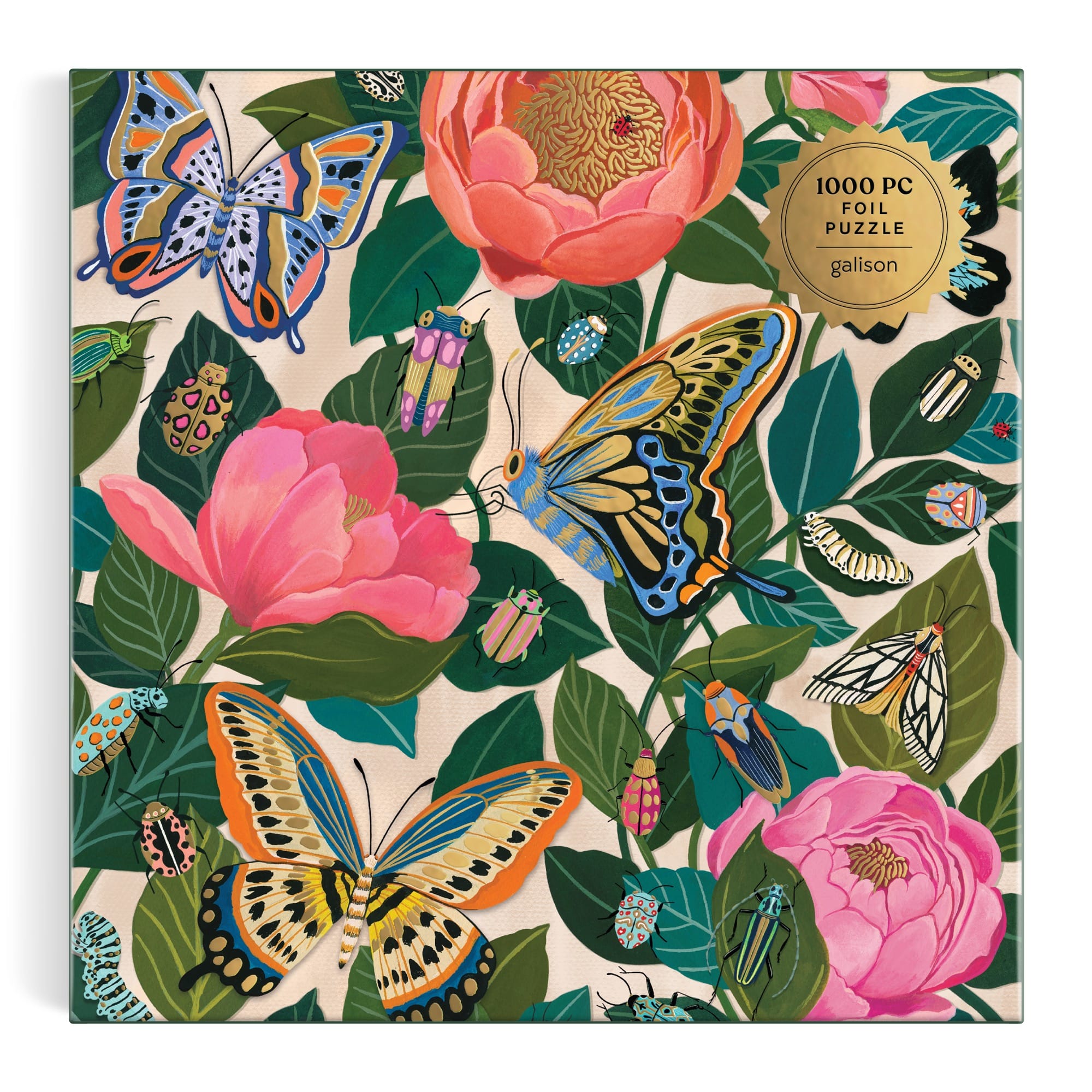 galison-between-the-blooms-foil-puzzle-1000-teile image 2