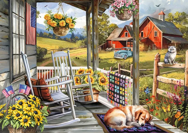 buffalo-games-tom-wood-mr-grumpy-grey-500-teile-puzzle-katze image 1
