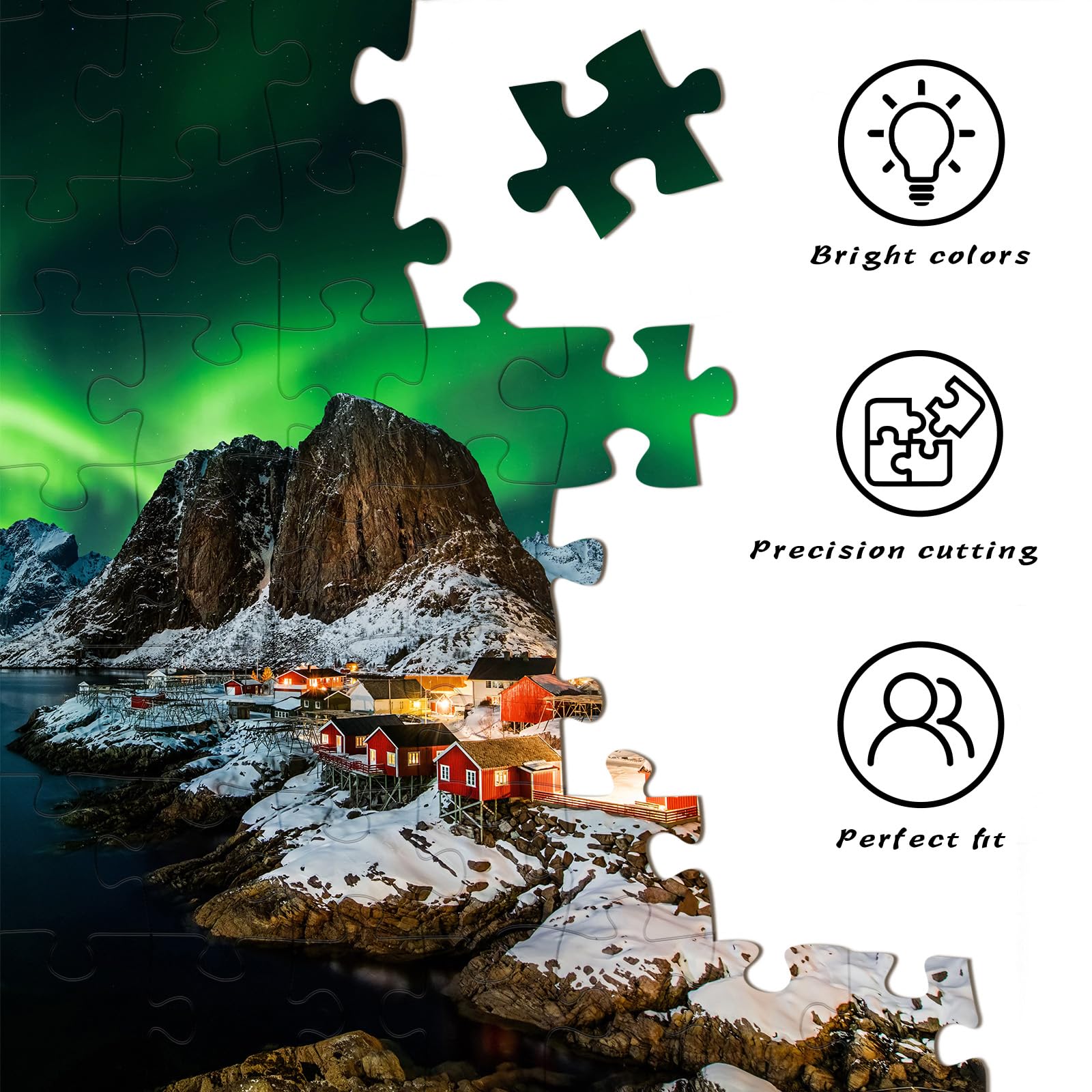 huadada-puzzle-1000-teile-norwegen-aurora-borealis-70x50-cm image 4