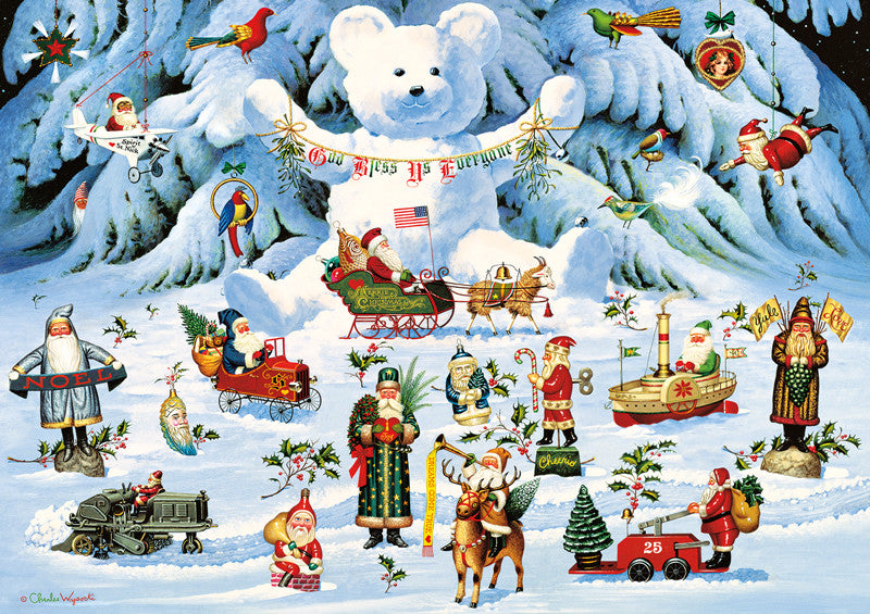 buffalo-games-wysocki-jingle-bell-teddy-puzzle-300-teile-weihnacht image 2