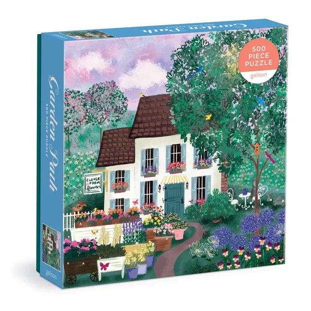 galison-joy-laforme-garden-path-puzzle-500-teile-garten image 1