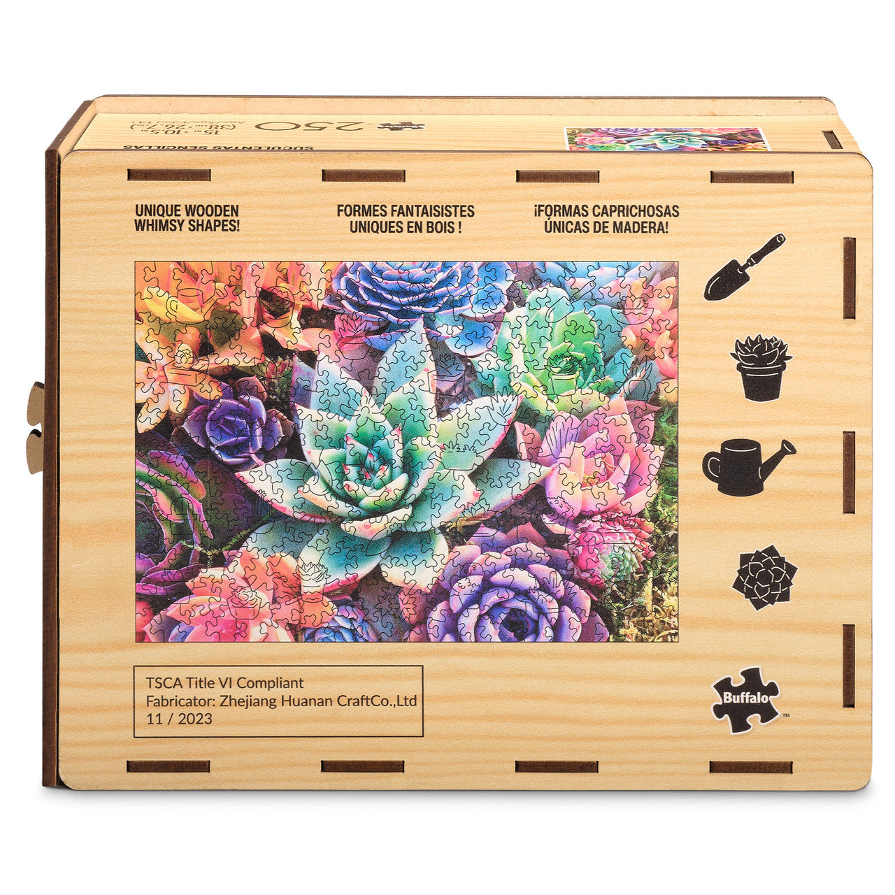 buffalo-games-simple-succulent-holzpuzzle-250-teile-whimsy image 5