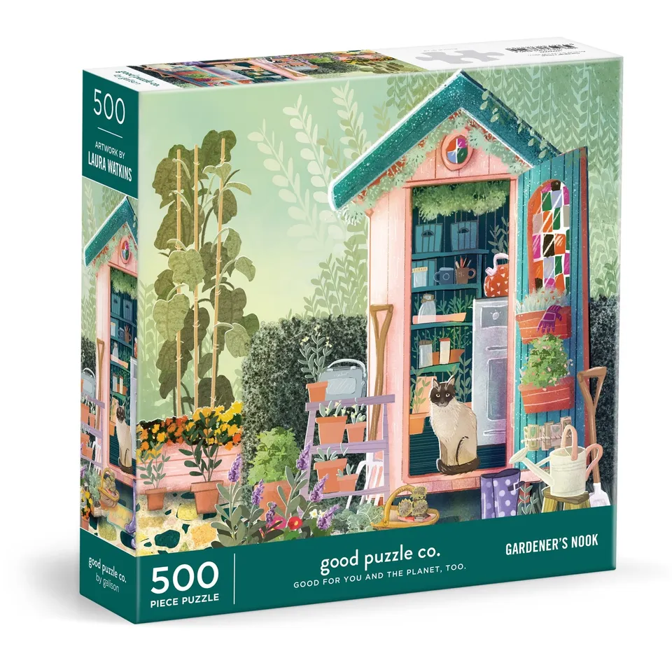 galison-good-puzzle-co-gardener-s-nook-puzzle-500-teile image 1