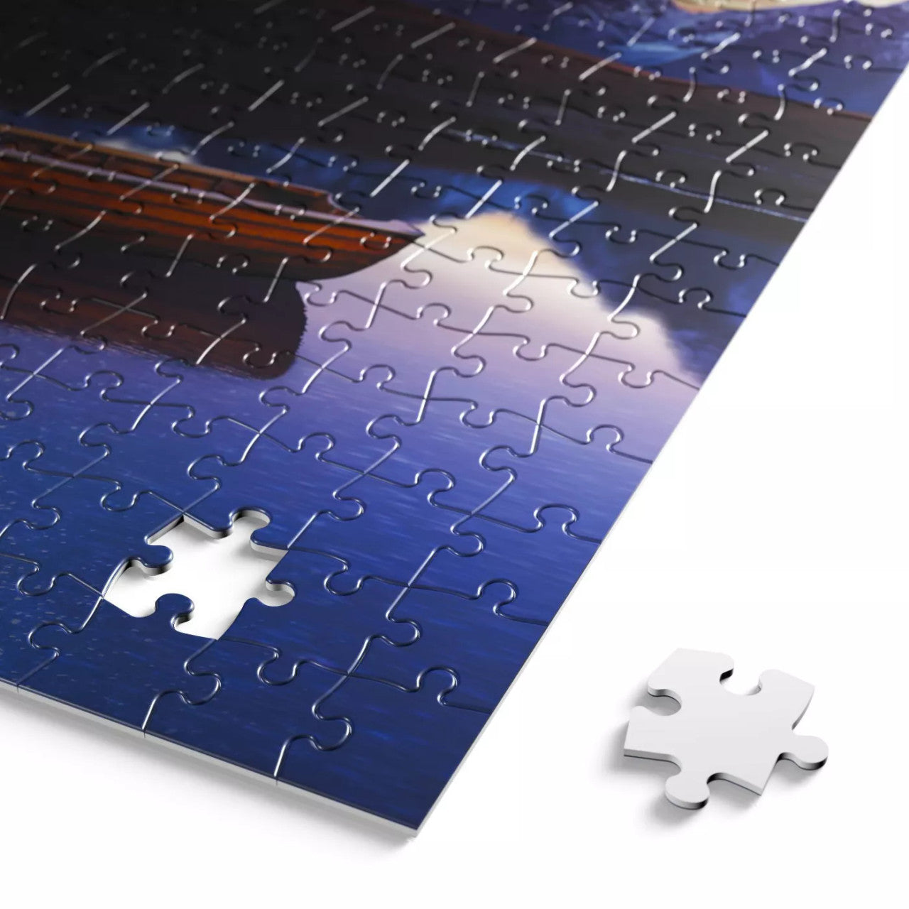blanc-calm-boat-300-teile-puzzle-boot-landschaft image 2