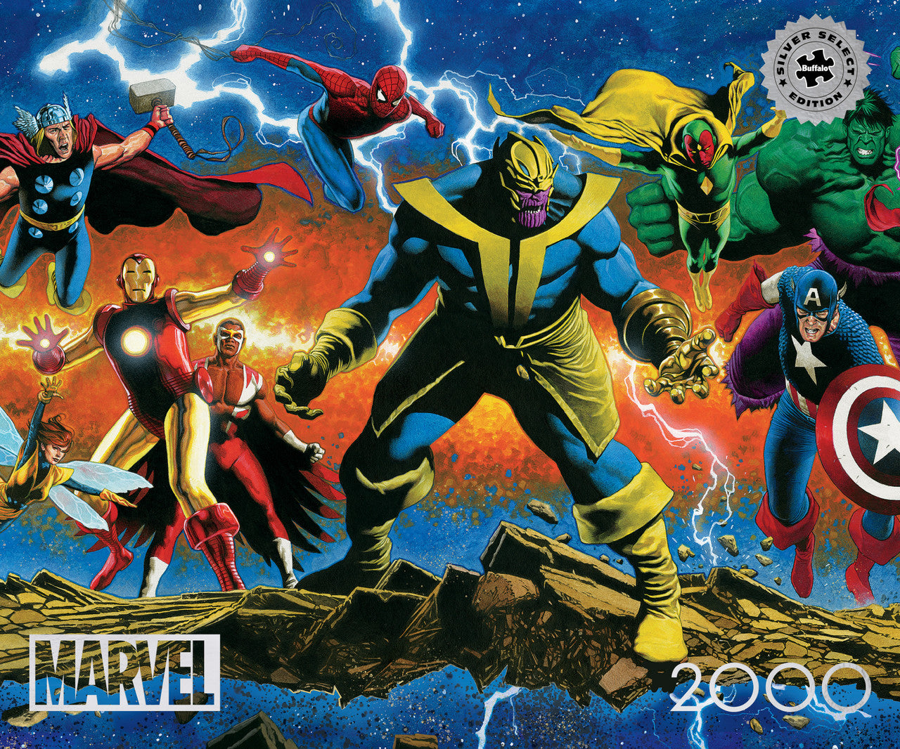 buffalo-games-marvel-thanos-legacy-1-puzzle-2000-teile-silver-select image 2