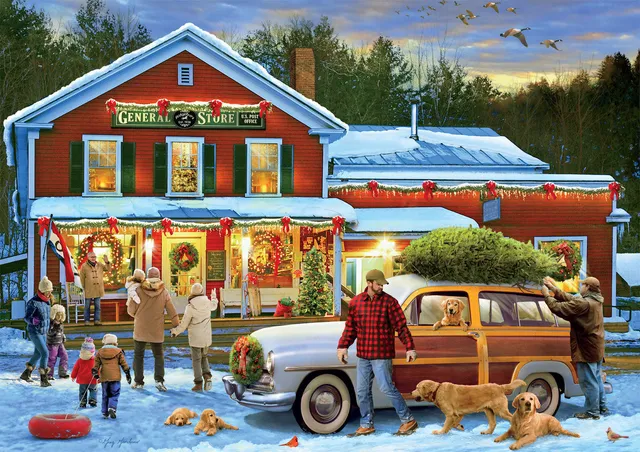 buffalo-games-general-store-puzzle-500-teile-weihnachten image 1