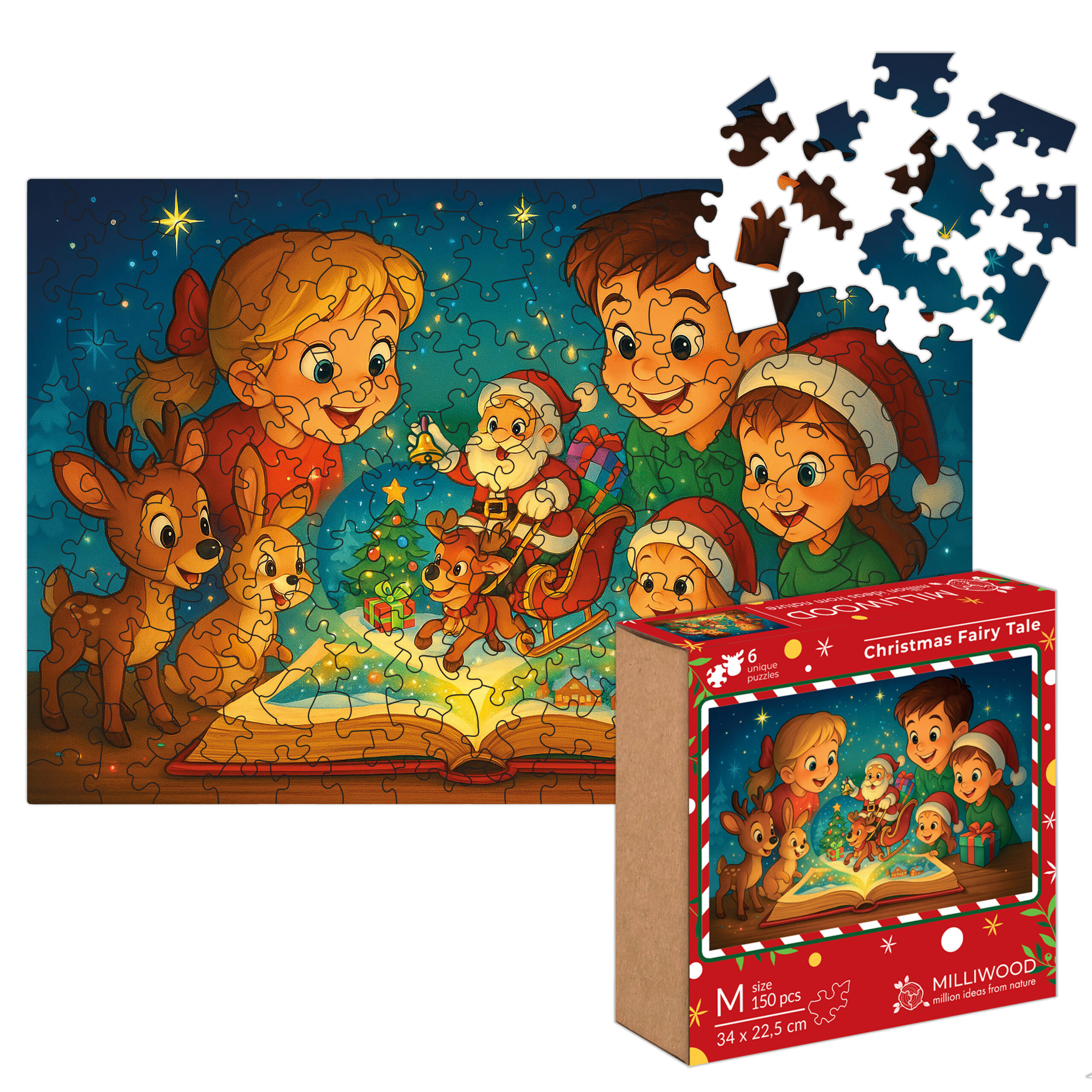 milliwood-christmas-weihnachtsm-rchen-holzpuzzle-150-teile-kinder image 3