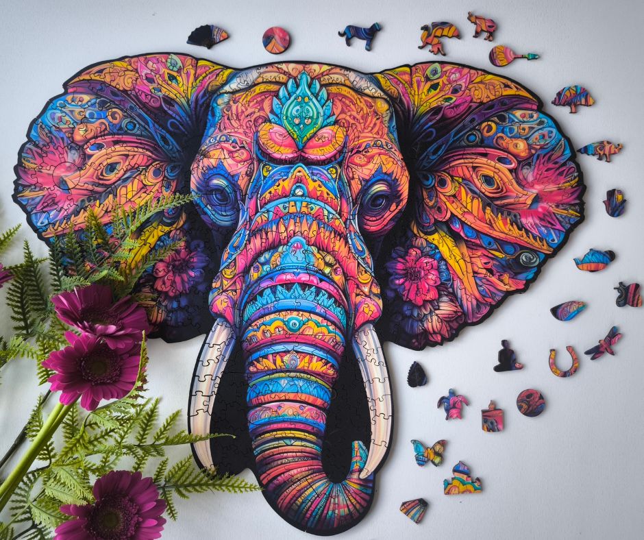 milliwood-peace-harmony-elephant-power-holzpuzzle-400-teile image 3
