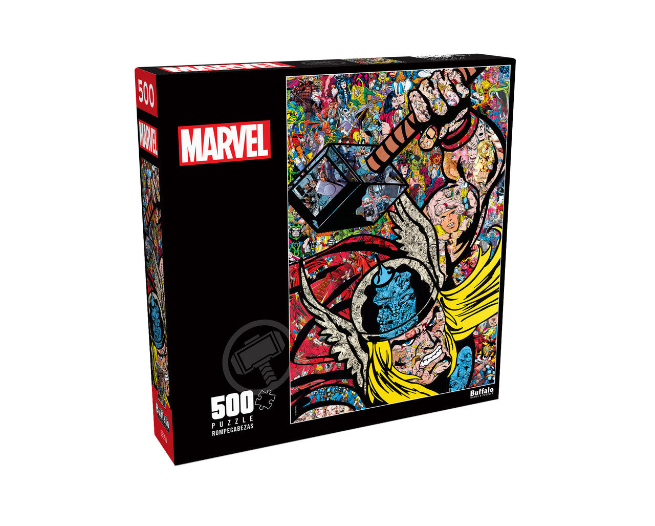 buffalo-games-marvel-thor-collage-500-teile-puzzle-mit-poster image 4