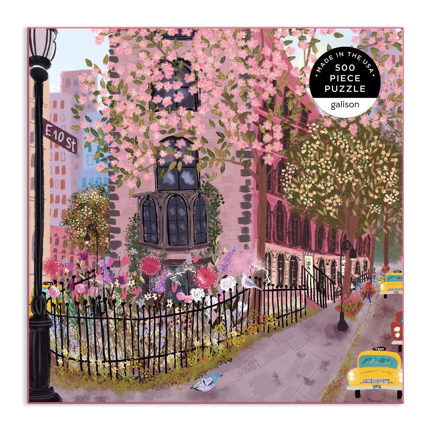 galison-blooming-streets-500-teile-puzzle-stadt-blumen image 2