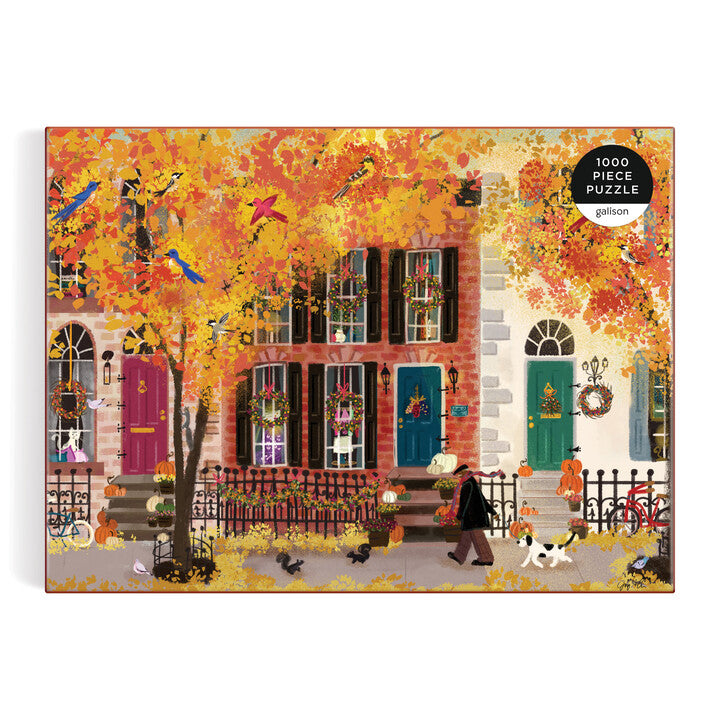 galison-autumn-in-the-neighborhood-1000-teile-puzzle-herbst image 2