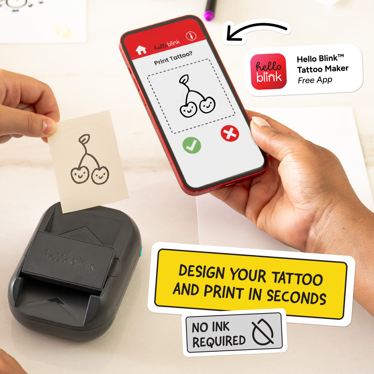 ceaco-hello-blink-tattoo-maker-drucker-set-kinder-tattoos-thermodruck image 3