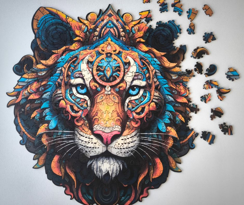 milliwood-peace-and-harmony-tiger-courage-holzpuzzle-400-teile-erwachsene image 6