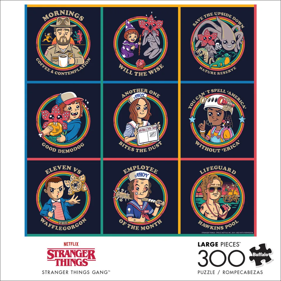 buffalo-games-stranger-things-gang-300-teile-puzzle-xl image 1