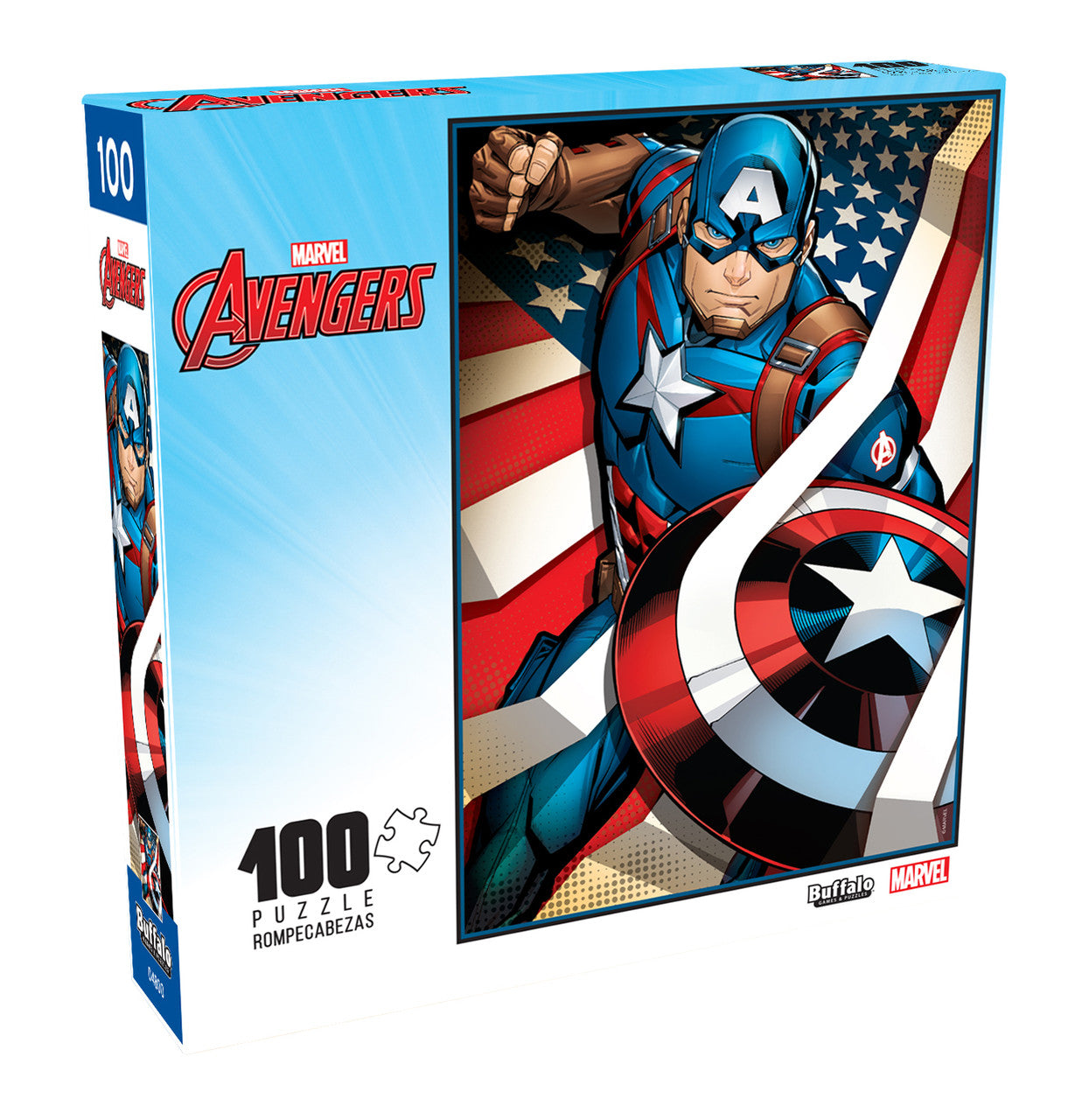 buffalo-games-marvel-captain-america-puzzle-100-teile image 3