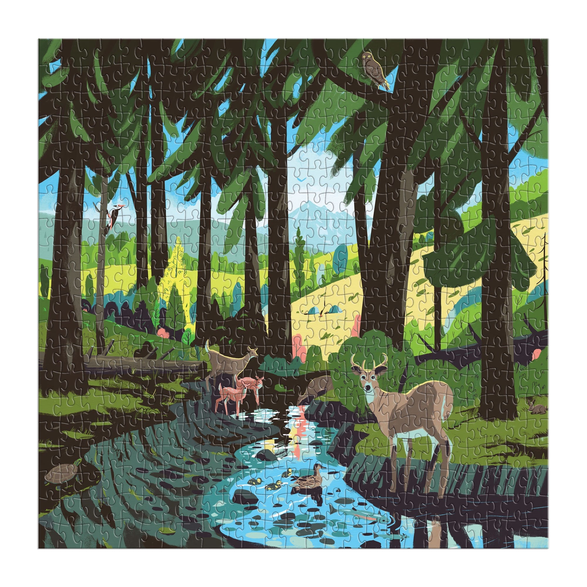 galison-woodland-pass-puzzle-500-teile-wald-ryan-johnson image 3