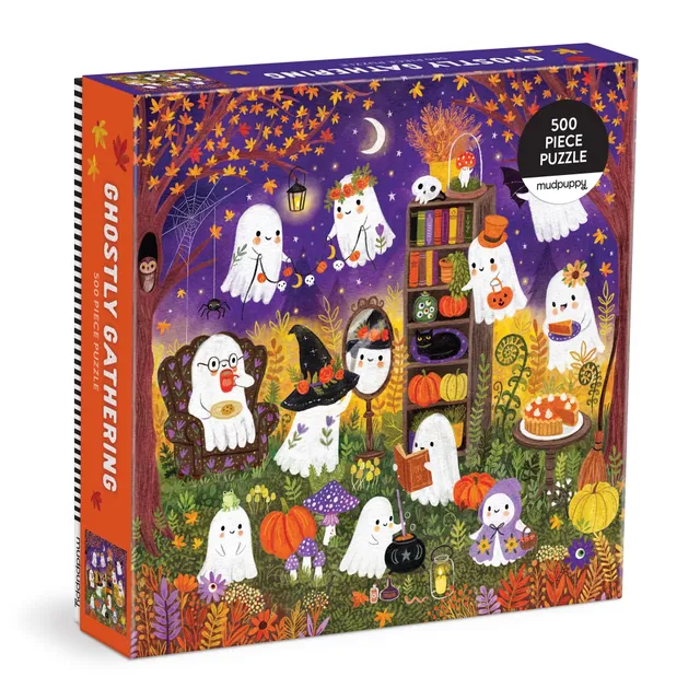galison-ghostly-gathering-500-teile-puzzle-halloween-geister image 1