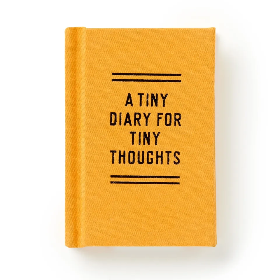 galison-a-tiny-diary-for-tiny-thoughts-tagebuch-filz-goldschnitt image 1