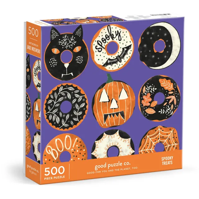 galison-good-puzzle-co-spooky-treats-500-teile-puzzle-halloween image 1