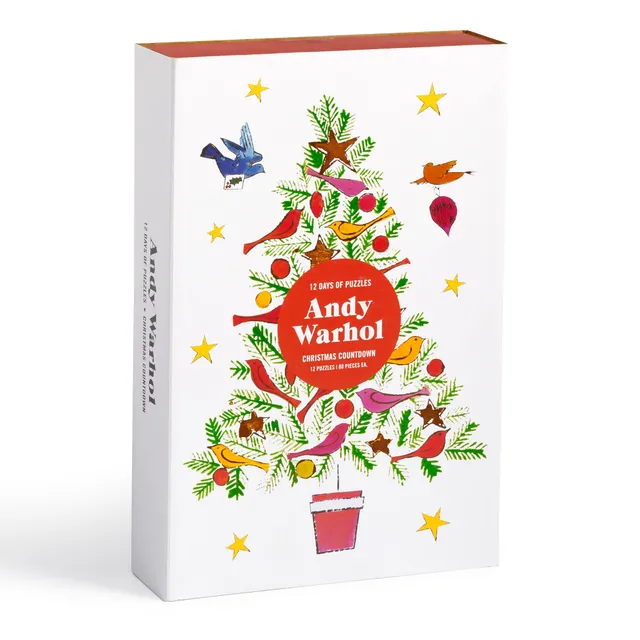 galison-andy-warhol-12-days-countdown-puzzle-adventskalender image 1