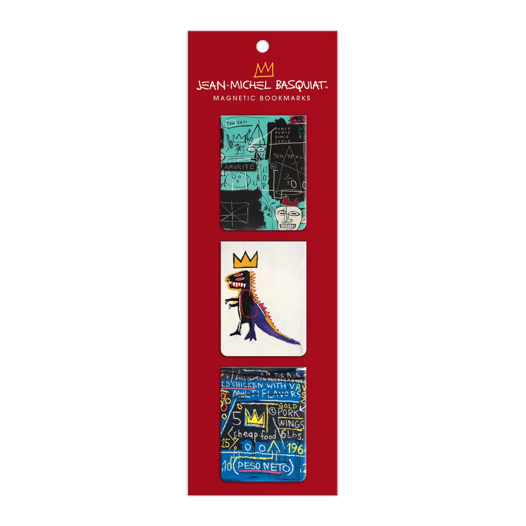galison-basquiat-magnetlesezeichen-3er-set-kunst image 1