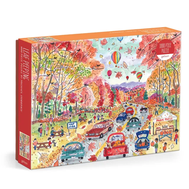galison-michael-storrings-leaf-peeping-puzzle-1000-teile-herbst image 1