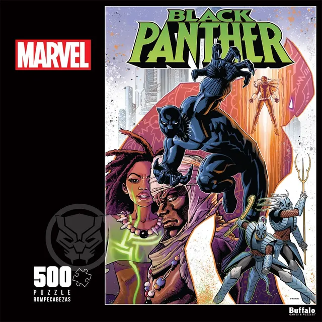 buffalo-games-marvel-black-panther-19-puzzle-500-teile-comic image 1