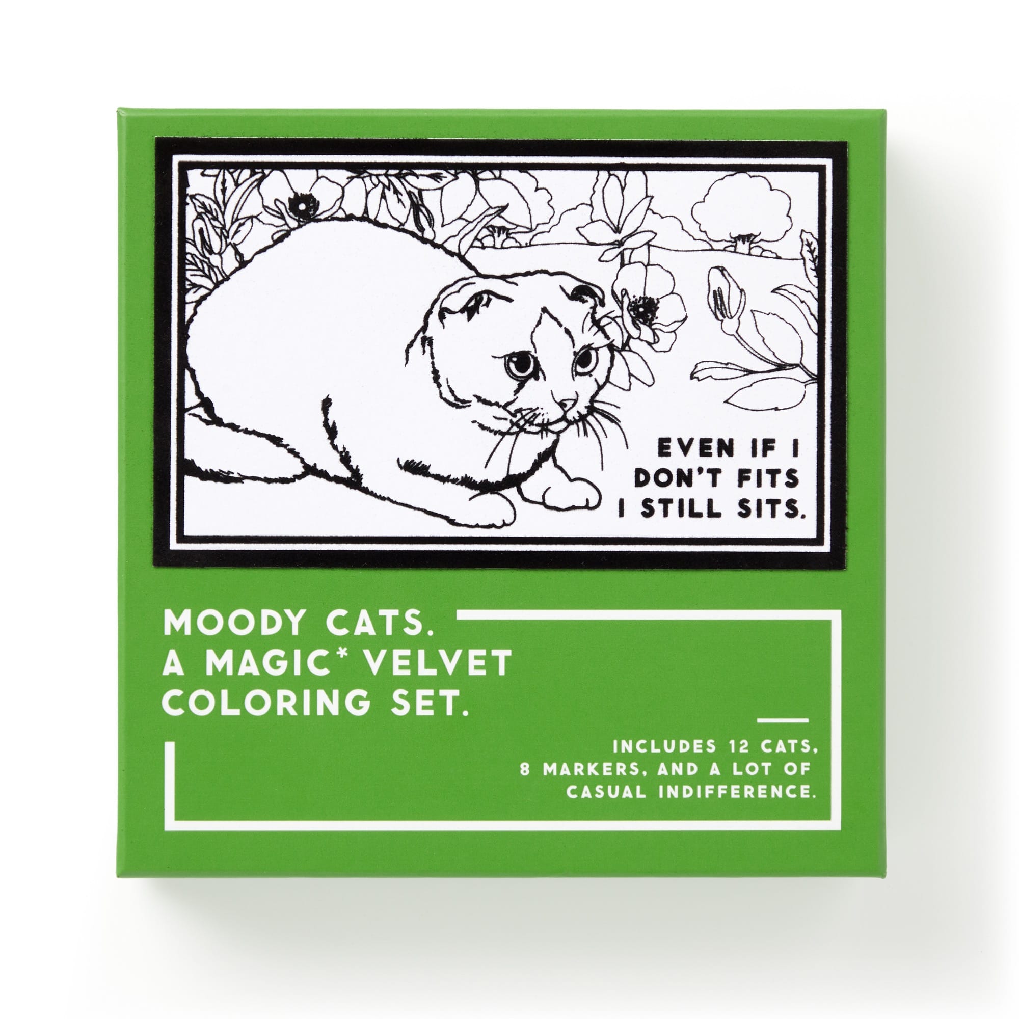 galison-moody-cats-samt-malset-12-bilder-8-marker image 3
