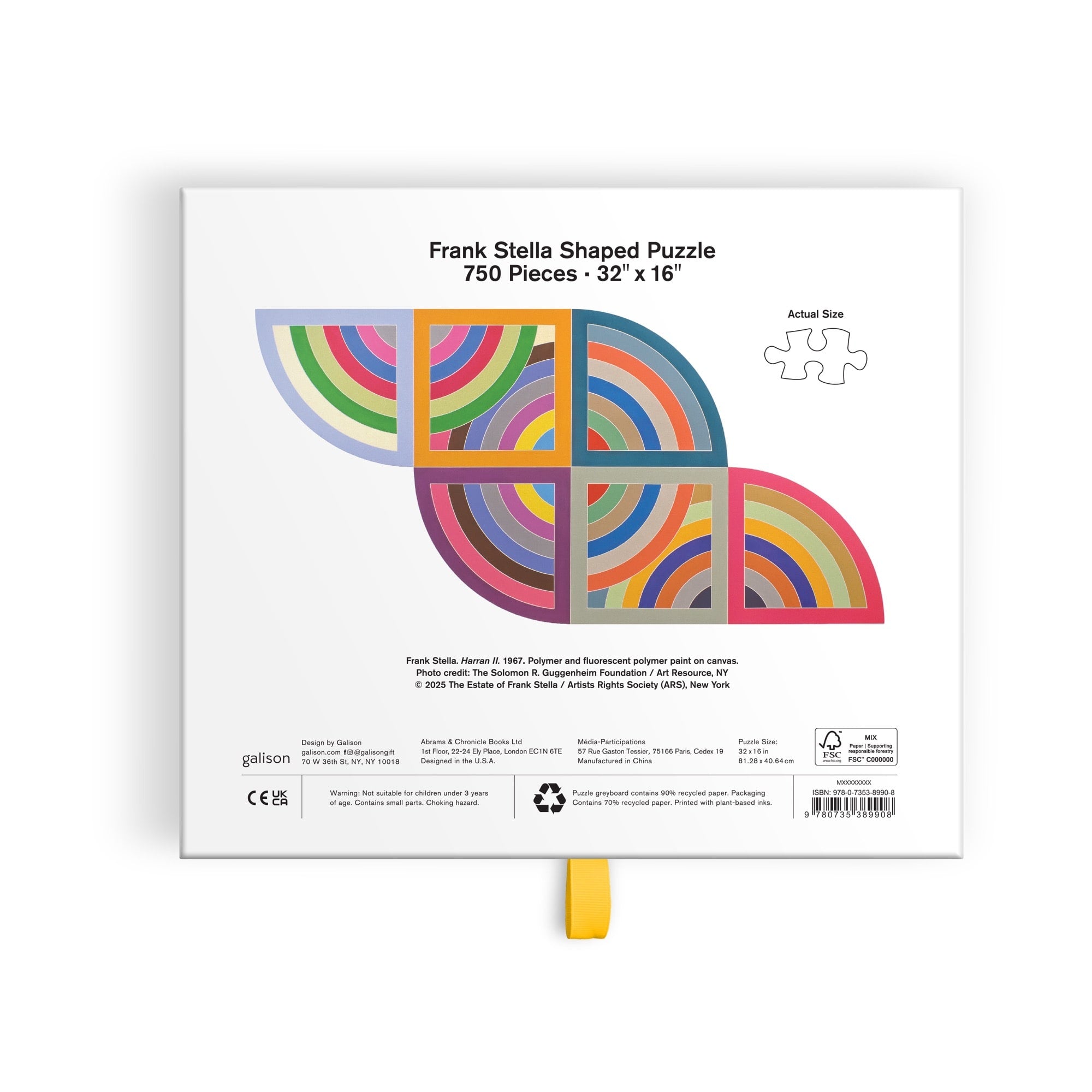 galison-frank-stella-harran-ii-puzzle-750-teile-formpuzzle image 6