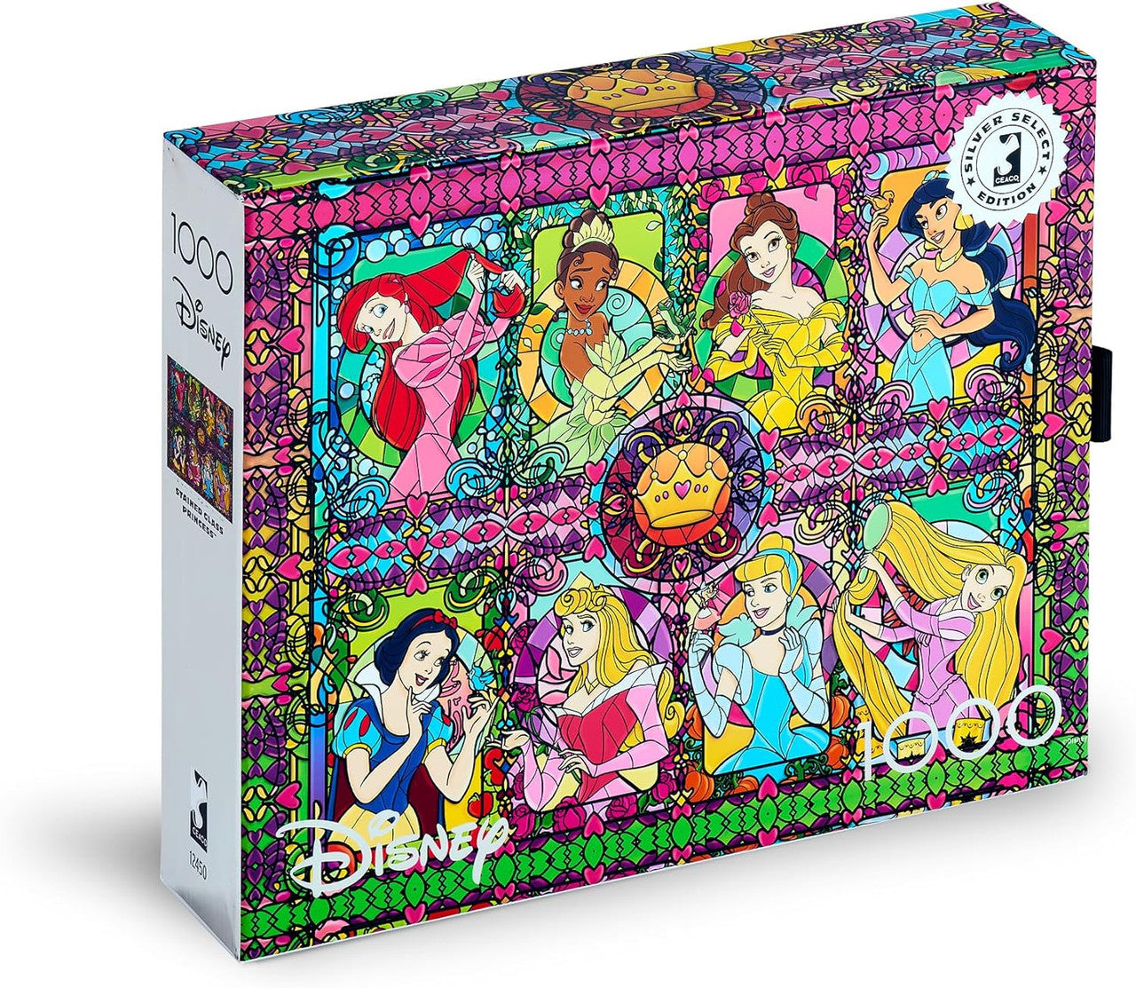 buffalo-games-stained-glass-princess-puzzle-1000-teile-disney image 3
