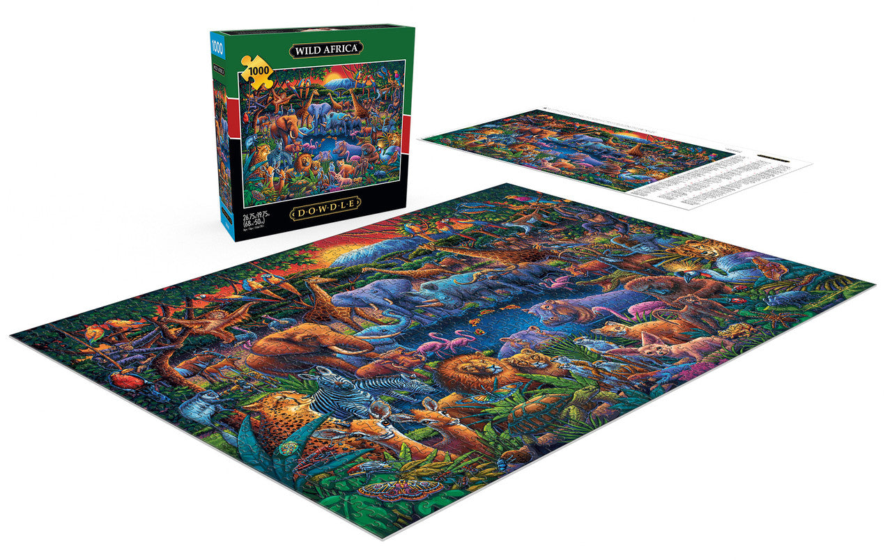 buffalo-games-eric-dowdle-wild-africa-puzzle-1000-teile-safari image 4