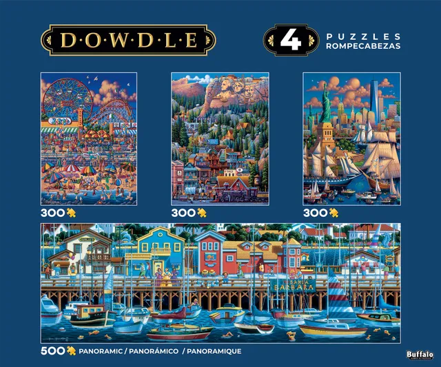 buffalo-games-eric-dowdle-4-in-1-puzzle-1400-teile-set image 1