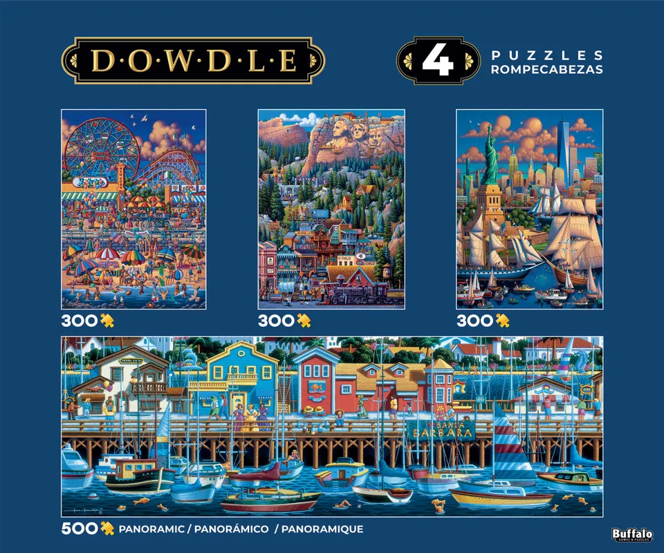 buffalo-games-eric-dowdle-4-in-1-puzzle-1400-teile-set image 1