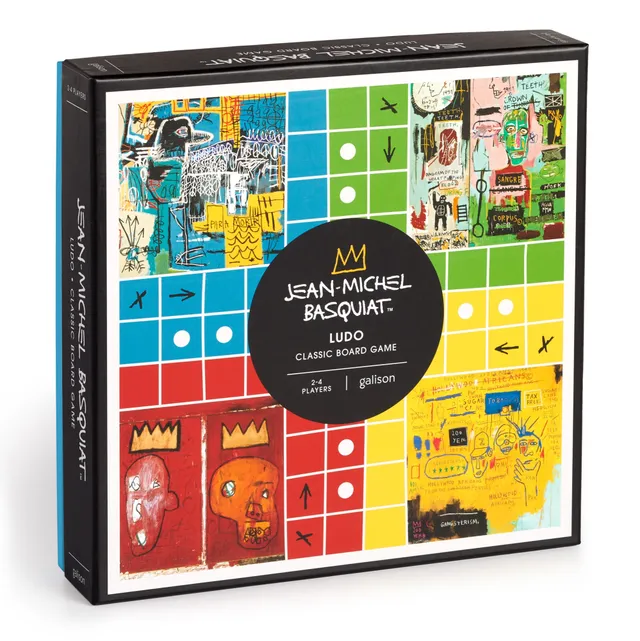 galison-basquiat-ludo-brettspiel-holzfiguren-classic image 1