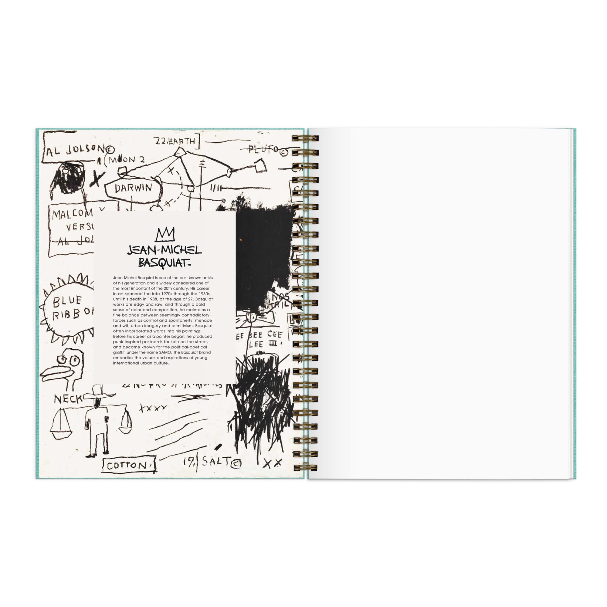 galison-basquiat-skizzenbuch-120-seiten-spiralbindung image 2