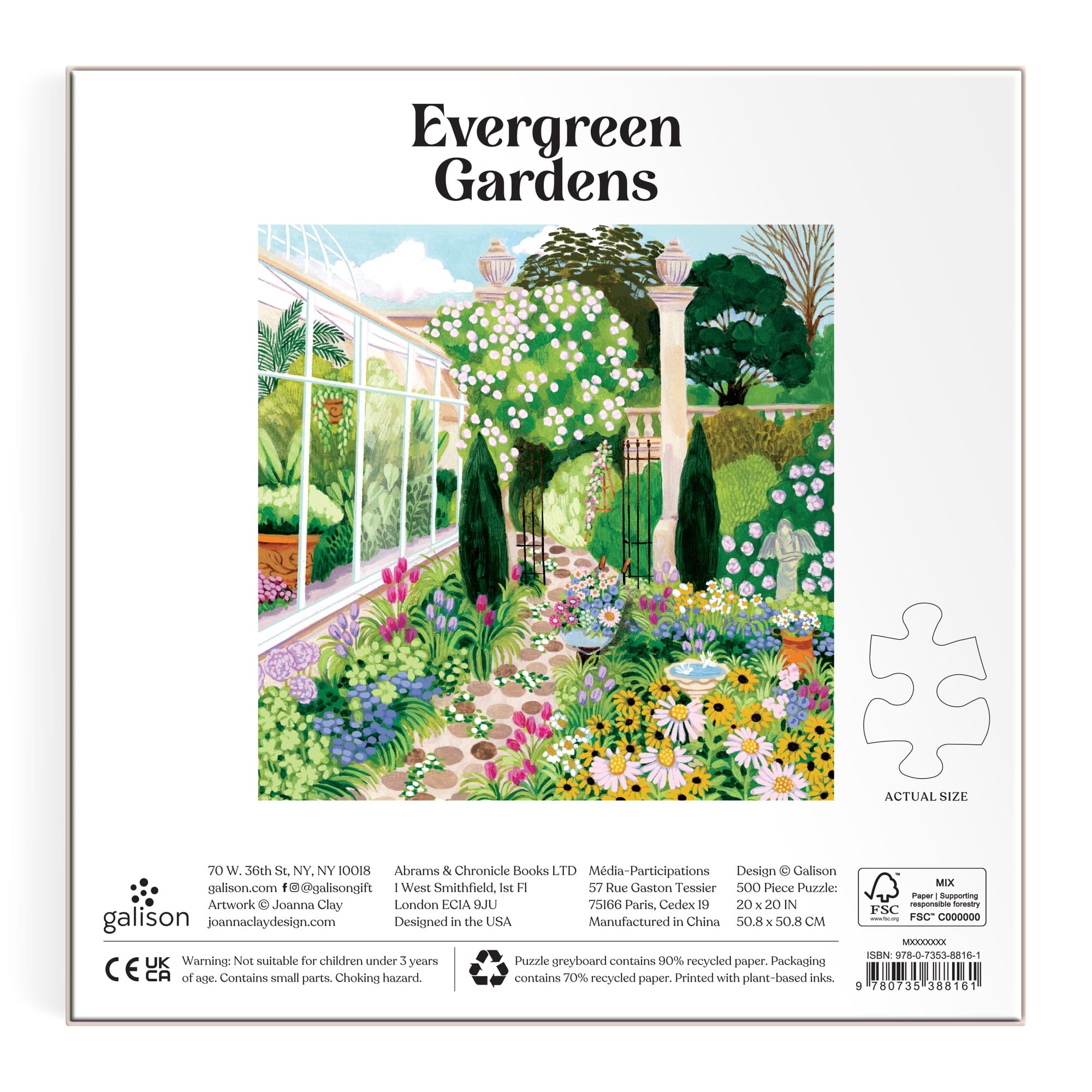 galison-evergreen-gardens-puzzle-500-garten image 6