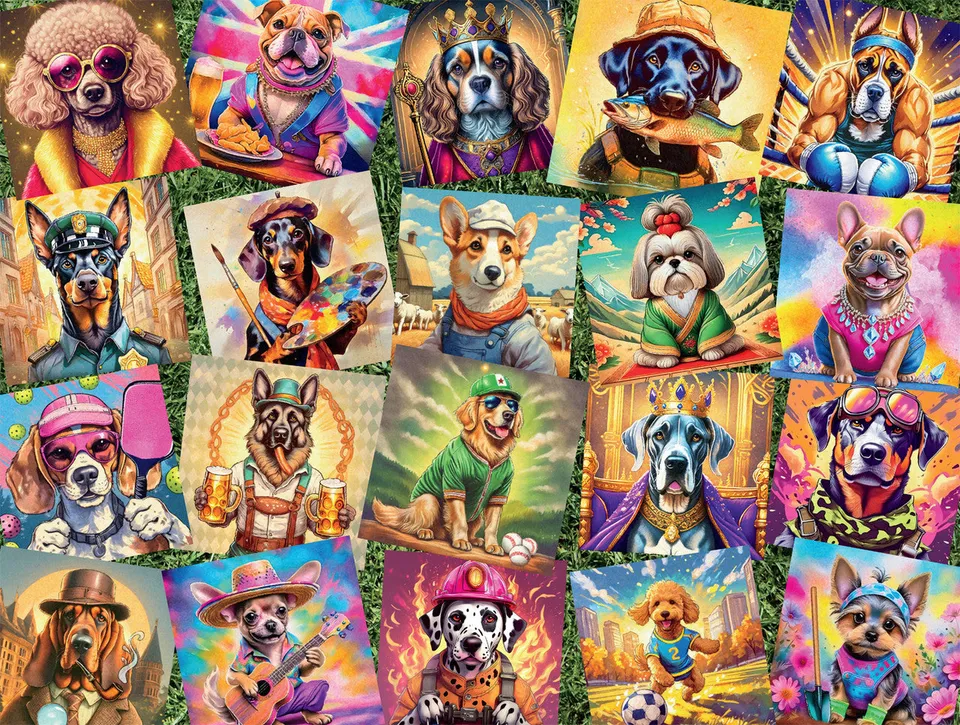 buffalo-games-who-s-your-doggy-750-teile-puzzle-hunde image 1