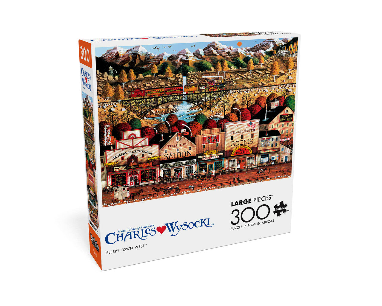 buffalo-games-sleepy-town-west-300-teile-puzzle-xl-wild-west image 4