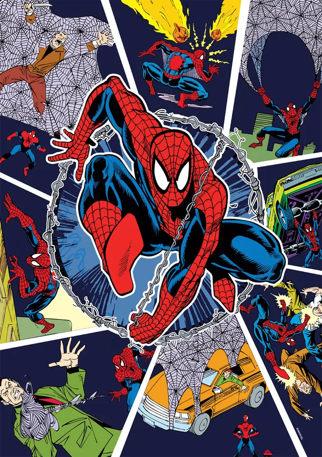 buffalo-games-spider-man-spotlight-500-teile-puzzle-comic image 1