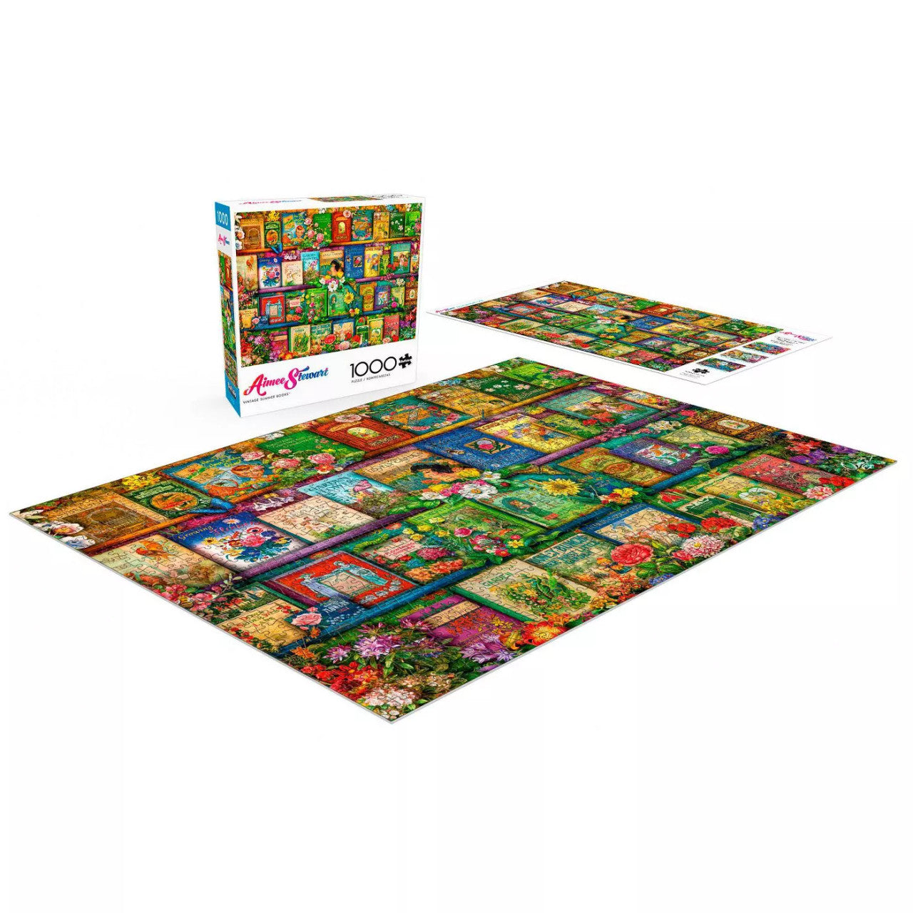 buffalo-games-stewart-vintage-summer-books-puzzle-1000-teile image 4