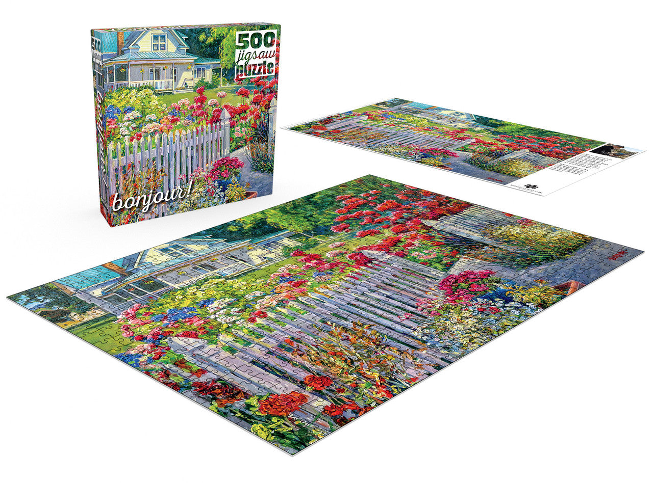 buffalo-games-bonjour-fenceline-garden-500-teile-puzzle-garten image 3